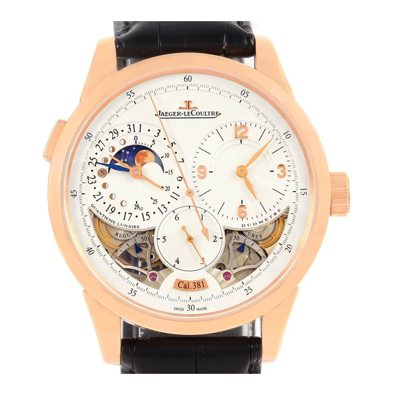 Jaeger-leCoultre 381 User Manual