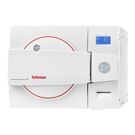 Tuttnauer ELARA 11 Operation & Maintenance Manual