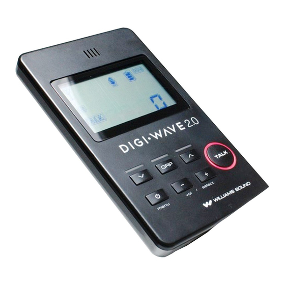 Williams Sound Digi-Wave DLT 100 Quick Manual