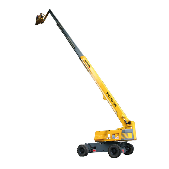 Haulotte HT43RTJ PRO Maintenance Book
