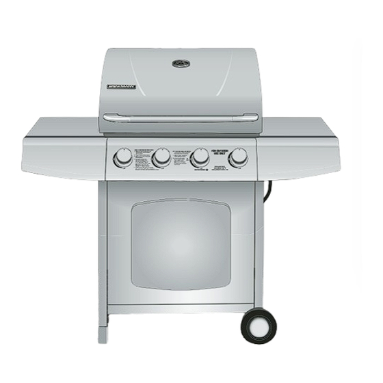 Brinkmann Stainless Steel 4 Burner Gas Grill Owner's Manual