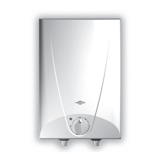 clage S5-O Installation And Operating Instructions Manual