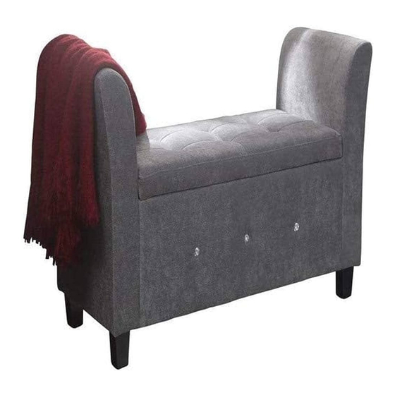 GFW VERONA DIAMANTE WINDOW SEAT Assembly Instructions Manual