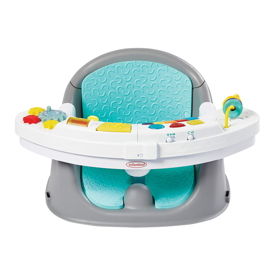 Infantino Music & Lights 3-in-1 Discovery Seat & Booster Owners Manual Instructions