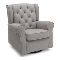 Delta Children Upholstered Swivel Glider Chair Accessories Assembly Instructions