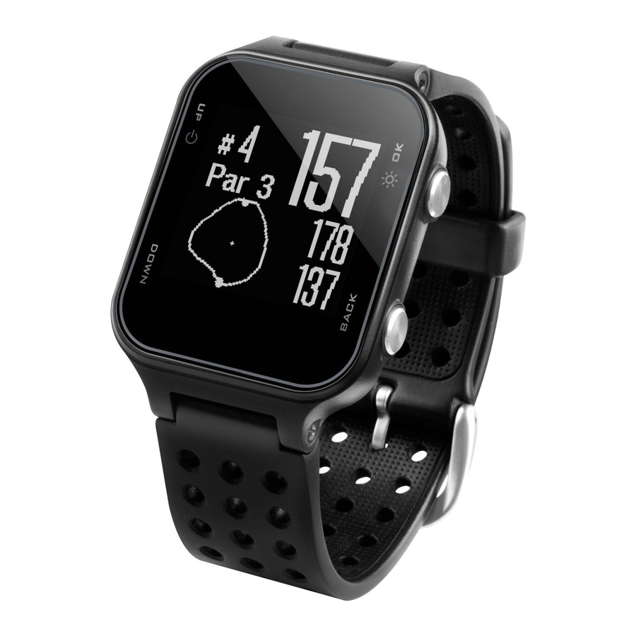 Garmin APPROACH S20 GPS Golf Watch Manual