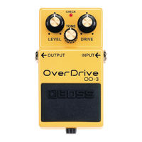 Boss OD-3 Owner's Manual