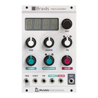 Mutable Instruments Braids User Manual