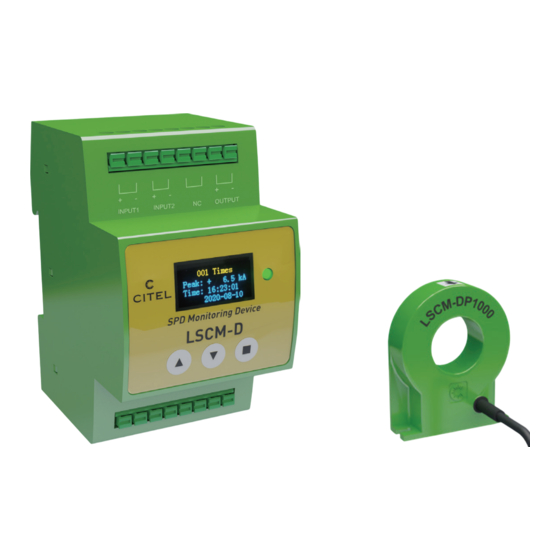 Citel LSCM-D User Manual