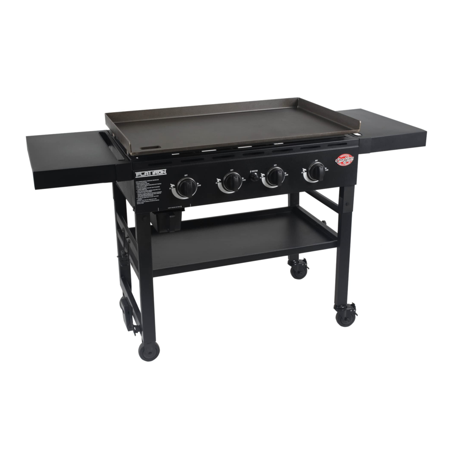 Char-Griller E8936, 8936 - Gas Griddle Manual