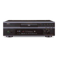 Denon DVD-3930CI Operating Instructions Manual