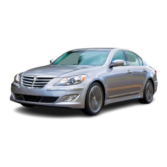Hyundai Genesis Quick Reference Manual