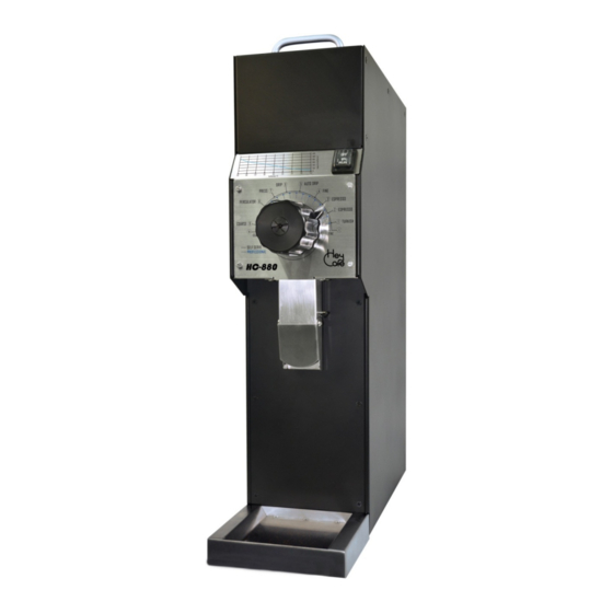 HeyCafe HC-880 Retail Coffee Grinder Manuals
