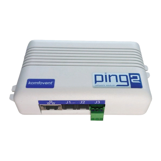 Komfovent Ping2 Installation Manual
