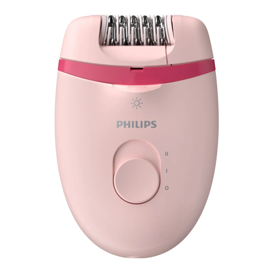 Philips Satinelle Essential BRE285 Manual