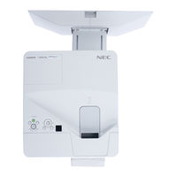 NEC NP-P554W Reference Manual