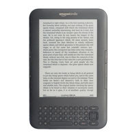 Amazon Kindle Kindle Keyboard 3G User Manual