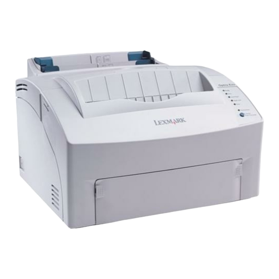 Lexmark Optra E312 User Manual