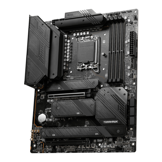 MSI MAG Z790 TOMAHAWK WIFI DDR4 User Manual