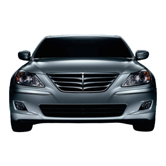 Hyundai Genesis Quick Reference Manual