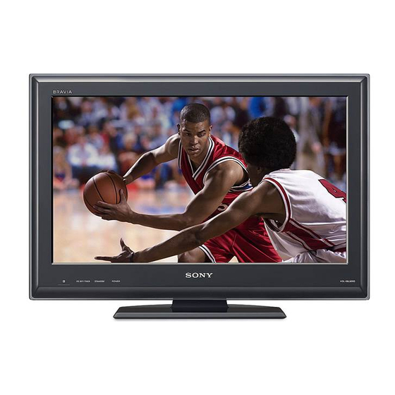 Sony BRAVIA KDL-22L5000 Additional Information For Using