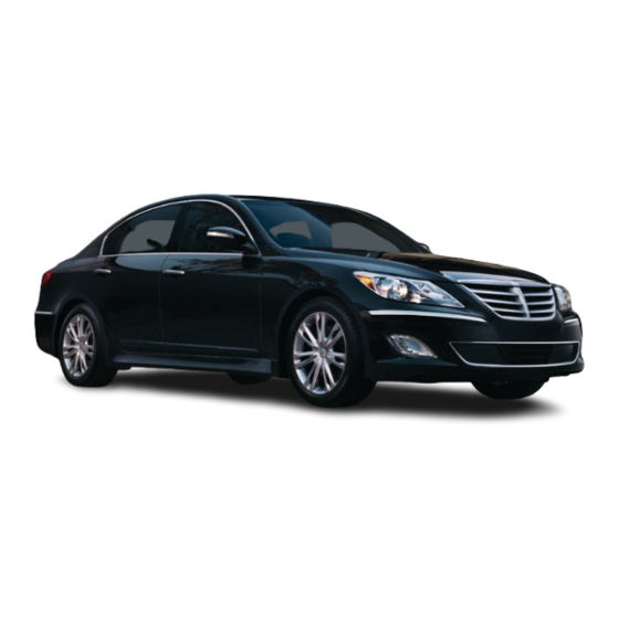 Hyundai GENESIS Quick Reference Manual
