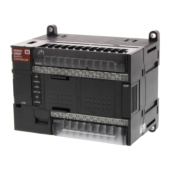 Omron G9SP-N20S Network Connection Manual