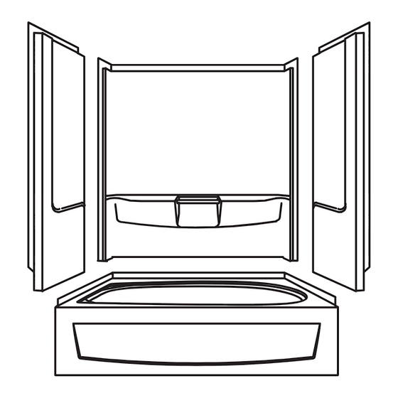 Sterling Bath and Wall Surrounds 7104 Series Manuals
