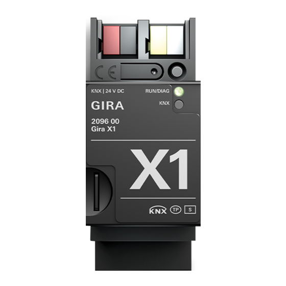 Gira X1 Operating Instructions Manual