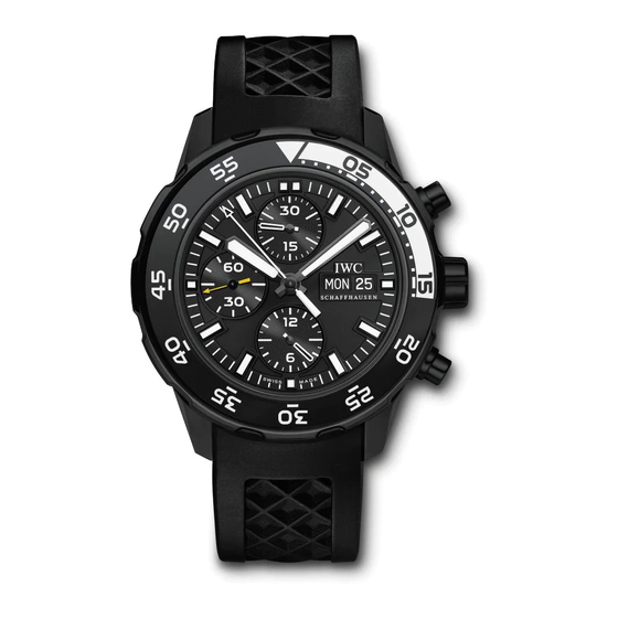 iwc AQUATIMER CHRONOGRAPH Operating Instructions Manual