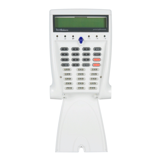 Tecnoalarm LCD300 Quick Start Manual