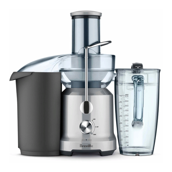 Breville he Juice Fountain Cold Manuals
