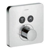 Axor ShowerSelect S 36707000 Instructions For Use/Assembly Instructions