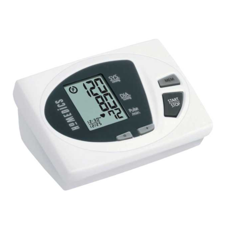 Homedics BPA-040 Manual