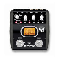 ZOOM G2Nu Operation Manual