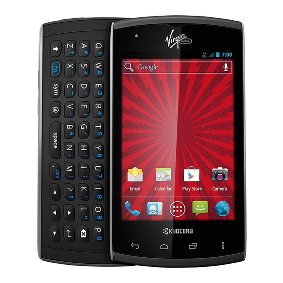 Kyocera Virgin Rise User Manual
