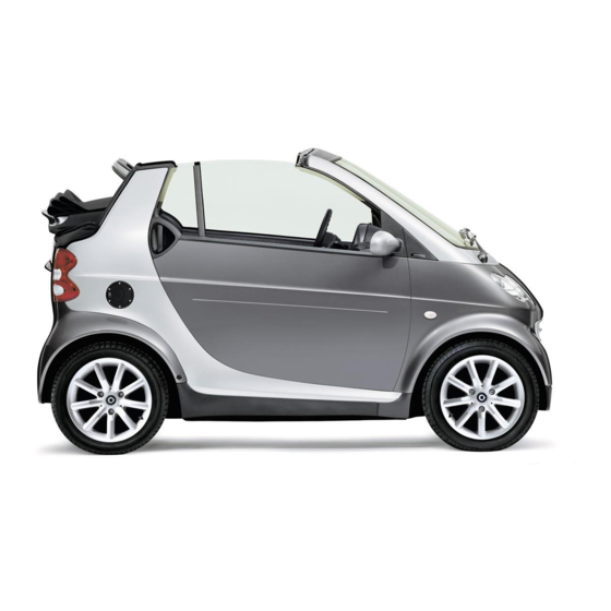 SMART Fortwo coupe Operator's Manual
