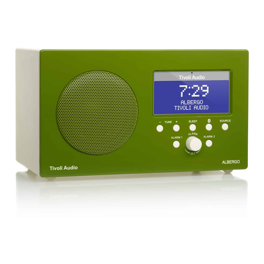 Tivoli Audio Albergo Owner's Manual