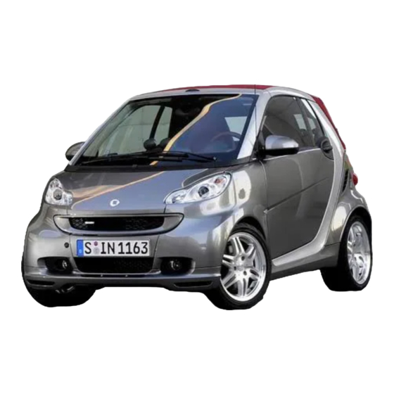 SMART fortwo coupe Quick Manual