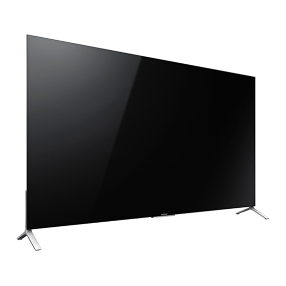 Sony Bravia KD-65X9000C Reference Manual