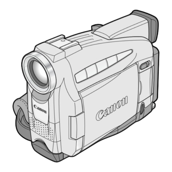 Canon ZR20 Instruction Manual