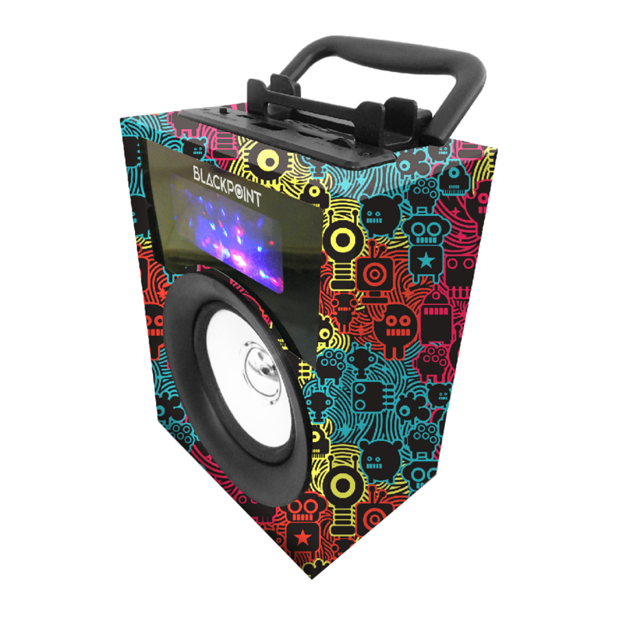 BLACKPOINT S20 - Rechargeable Speaker Manual
