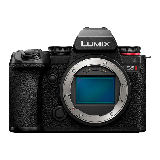 Panasonic LUMIX DC-S5M2 Operating Instructions And Owner's Manual
