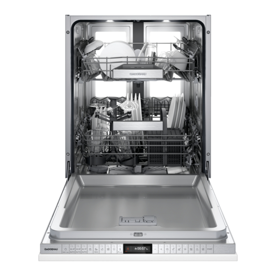Gaggenau DF481101F Information For Use