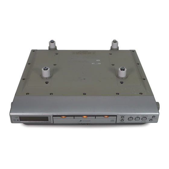 Sony ICF-CDK70 Operating Instructions