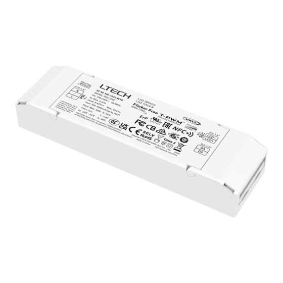 Ltech SE-40-300-1050-W1D Quick Start Manual