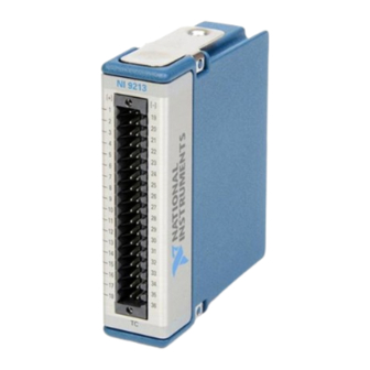 National Instruments NI-9213 Getting Started