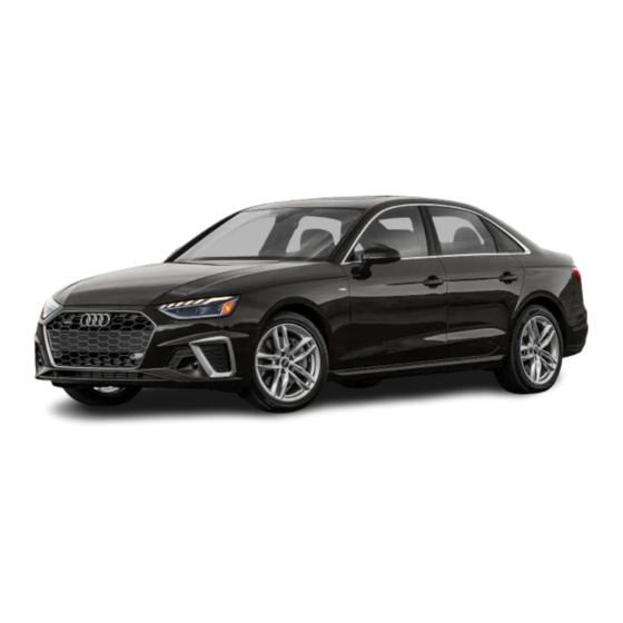 Audi A4 2023 Owner's Manual