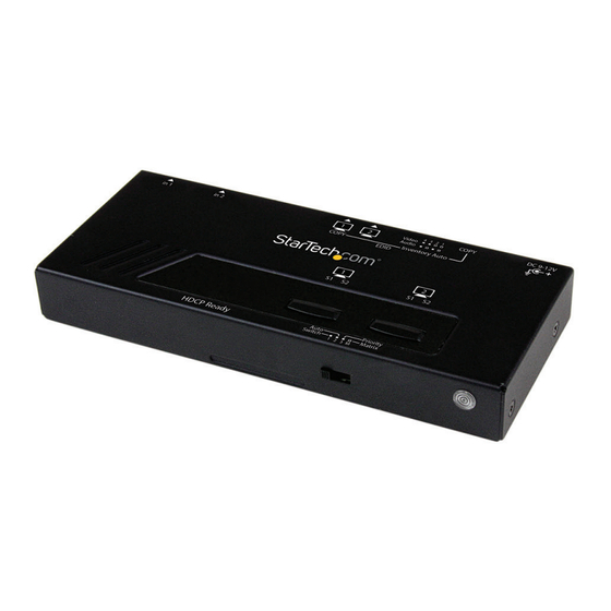 StarTech.com STCVS222HDQ Manual