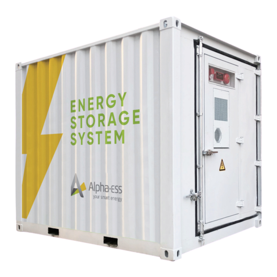 Alpha ESS STORION-T50 Operation & Maintenance Manual